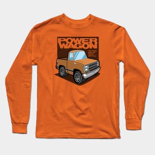 Sunburst Orange - Power Wagon (1980) Long Sleeve T-Shirt